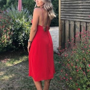 Aritzia (Wilfred) red dress